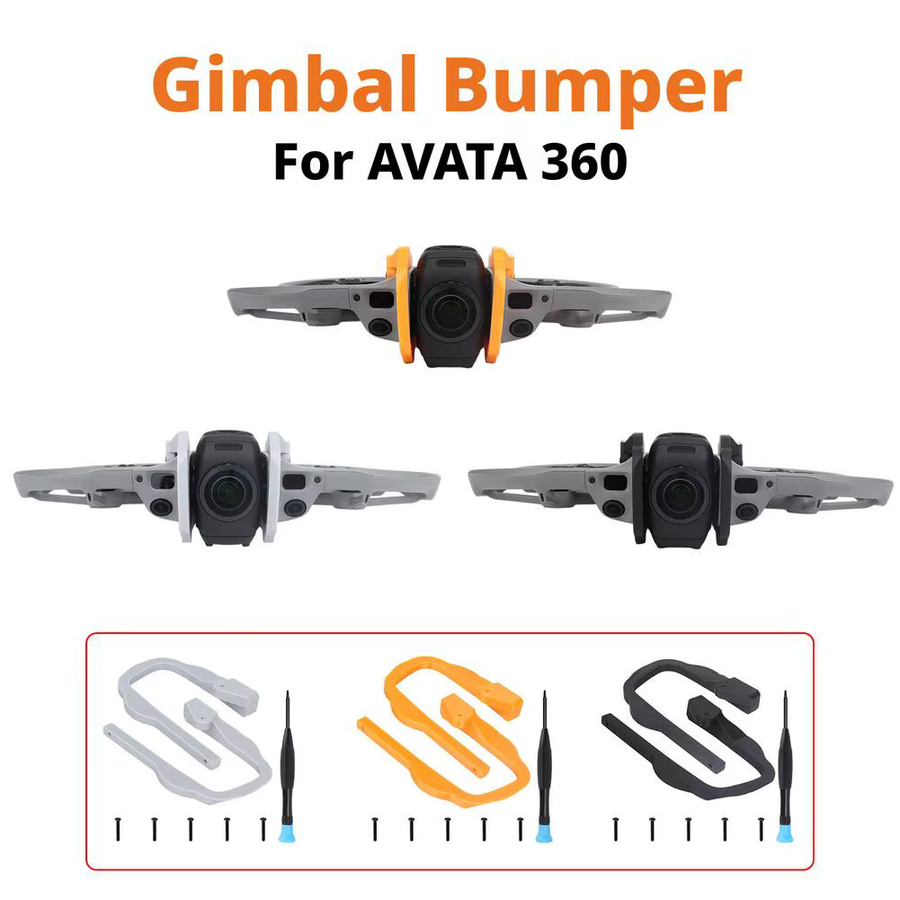 DJI Avata 360 Drohne Gimbal-Stoßfänger und Anti-Kollisions-Linsenschutz in Schwarz - Bild 4