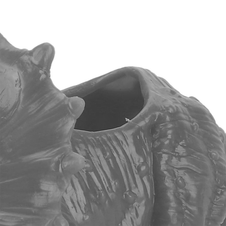 mfySpace Triceratops Blumentopf in Grau für Kakteen und Sukkulenten, Höhe: 22 cm, Breite: 22 cm, Tiefe: 22 cm - Bild 3