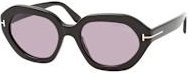 Tom Ford FT 1341 Sonnenbrille, Vollrand, quadratisch, Damen, black, grey, plastic - Bild 1