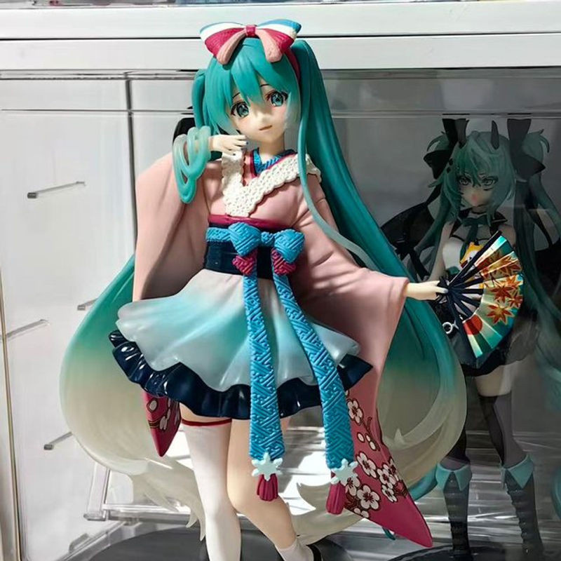 Bandai Hatsune Miku Tenitol Neo Tokyo Serie Kimono Sammlerfigur, mehrfarbig, Höhe: 20 cm - Bild 1