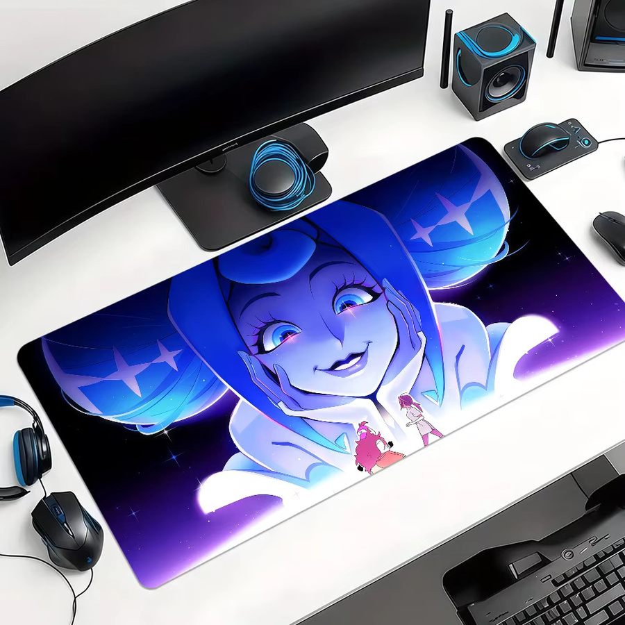 Großes Gaming-Mauspad K-Nights of G-Guinevere im Cartoon-Anime-Design, rutschfest mit Lockedge, Mehrfarbig - Bild 5