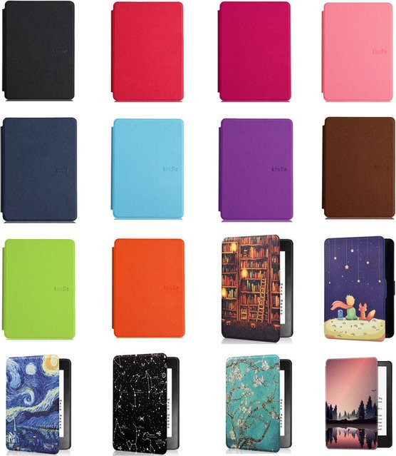 Smart Case von mylely für Kindle Paperwhite 1-6, Kindle 8 (2016) sowie Kindle 10, 11, 12 und Paperwhite 12 (2024) E-Book Reader Cover - Bild 1