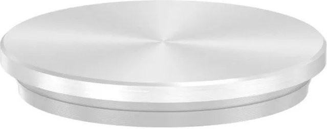 FeNau Einsteckkappe aus Edelstahl V2A in Silber für Rohr Ø 48,3 mm x 2,5 mm Wandstärke, flache Ausführung zum Einschlagen - Bild 1