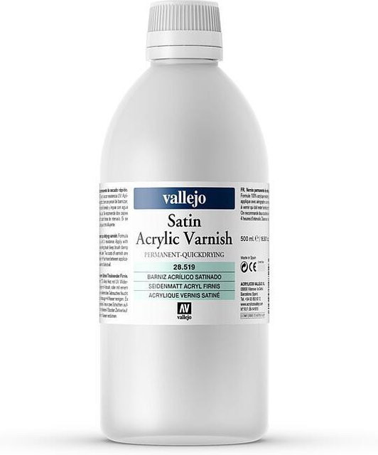 Vallejo Lack, Seidenmatt, 500 ml - Bild 1