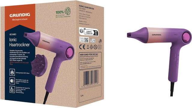 Grundig Haartrockner mit Arganöl, Unisex - Bild 2