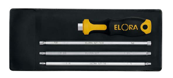 Elora Schraubendreher-Satz TORX 4-teilig ELORA-527 S4 multicolour - Bild 1