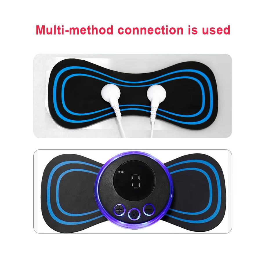 Raiuleko EMS Massagepads Schwarz für Tens Body Massager und Muskelstimulatoren als Ersatz-Zubehör - Bild 3