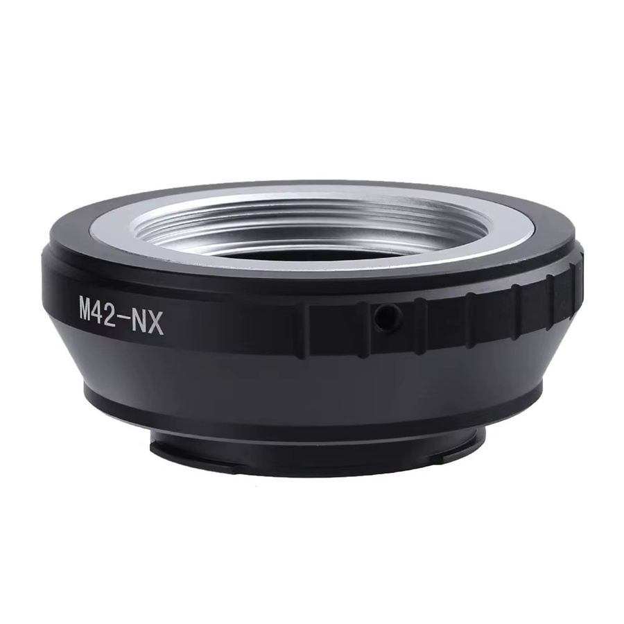 ALLOYSEED Objektiv-Adapterring M42-NX von M42-Gewinde auf NX Mount in Schwarz - Bild 2