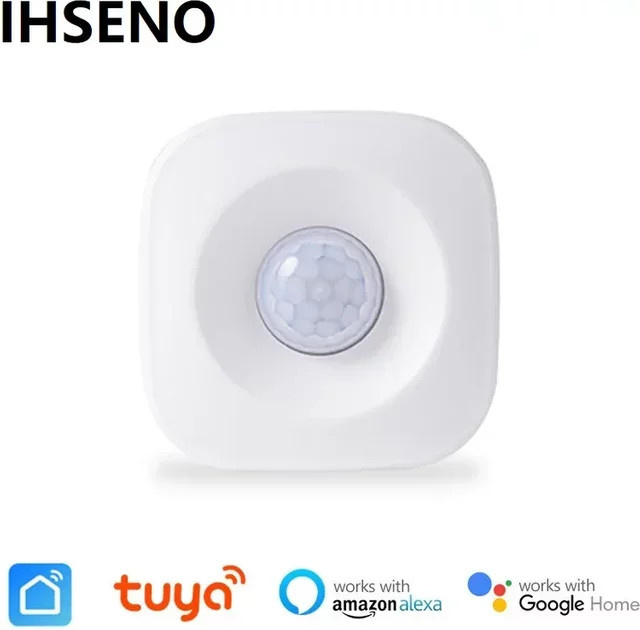 Tuya Smart Home ZigBee WIFI PIR Bewegungssensor in Weiß zur App-Steuerung und für Alexa kompatibel - Bild 1