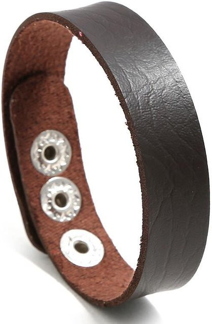 YIRAN Armband Leder, Schwarz, Vintage, Männer - Bild 1