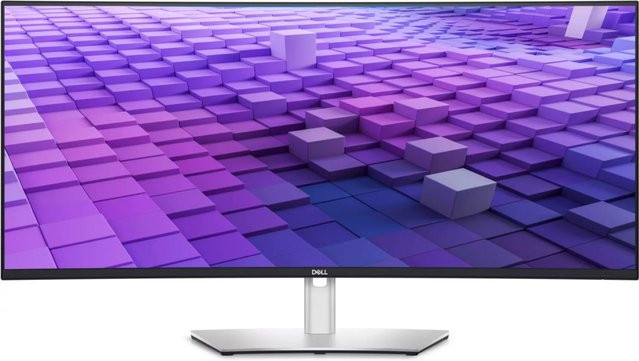Dell UltraSharp U3824DW Curved LED-Monitor in Schwarz und Silber mit USB-C - Bild 1