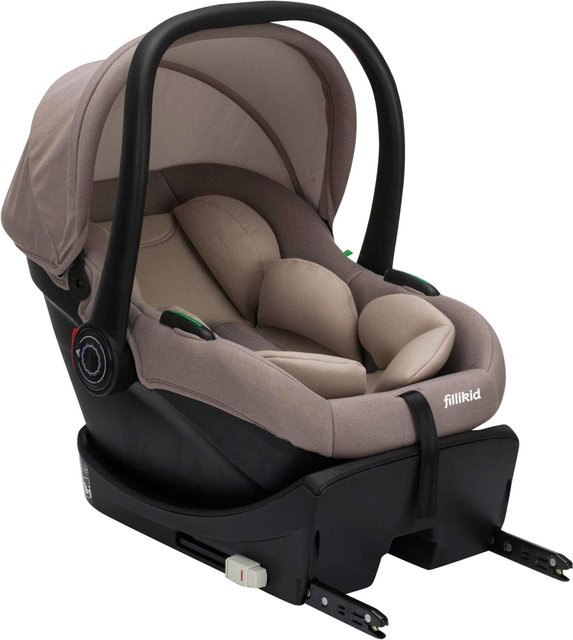 Fillikid Babyschale Neo SL mit Isofix-Basis in Sand/Beige nach i-Size Standard - Bild 1