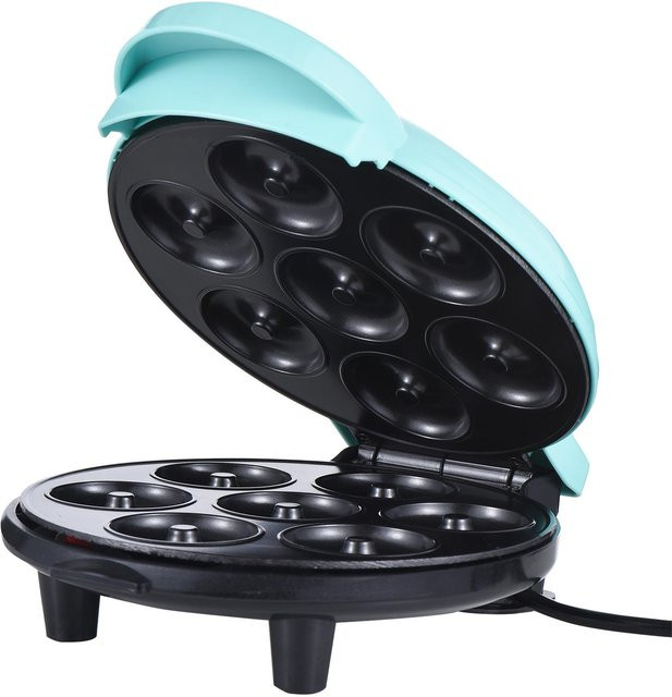 Dash Mini Donut Maker Elektrische Donut-Maschine mit 700W und Antihaftbeschichtung, Türkis - Bild 1