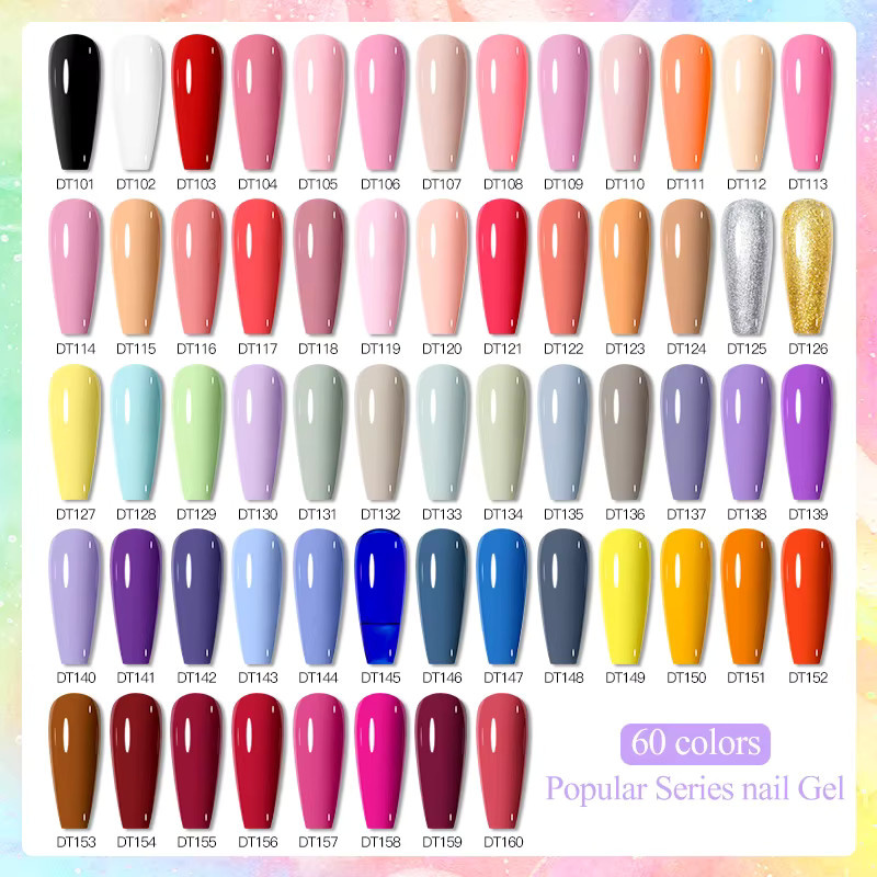 MEET ACROSS Nagel Gel, 6er Set, HEMA-frei - Bild 2