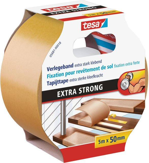 Tesa Verlegeband extra stark klebend Breite: 50 mm, Länge: 5 m - Bild 1