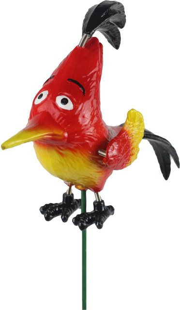 Bunter Deko-Gartenstecker Vogel aus Kunststoff, Höhe: 52 cm - Bild 1