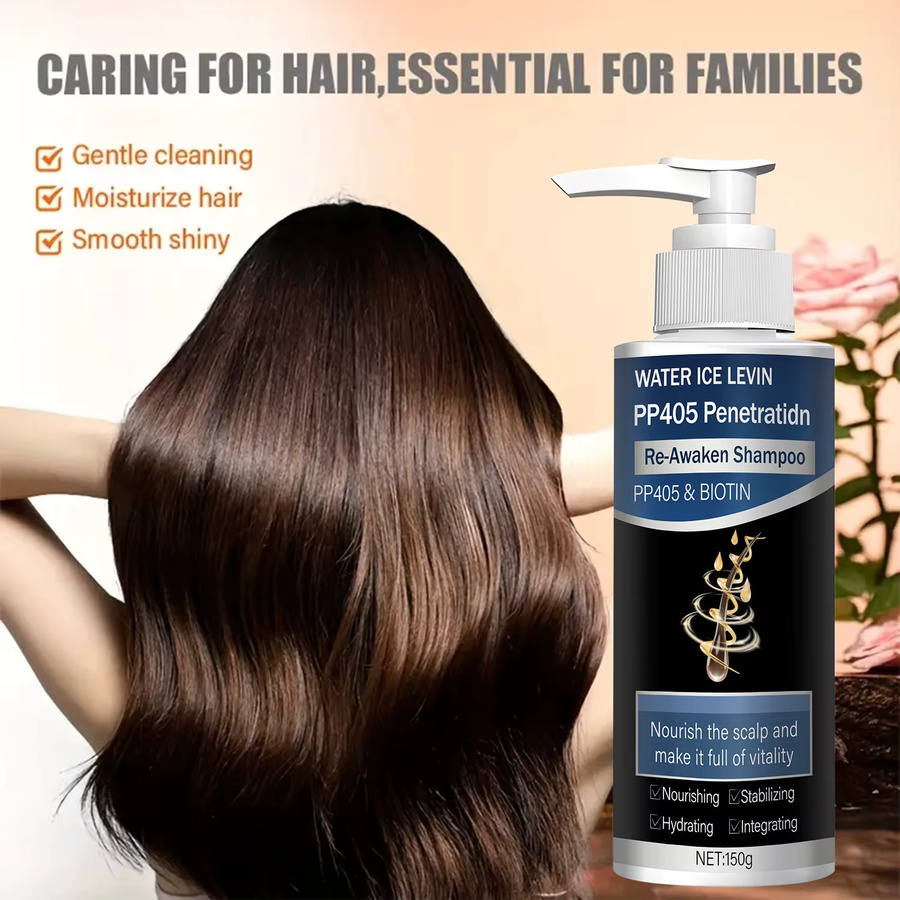 Water Ice Levin Shampoo mit Biotin, Keratin, Kollagen & Rosmarin - Bild 3