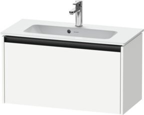 Duravit Waschtischunterschrank Ketho.2 Compact, Farbe: Weiß matt, 1 Auszug, wandhängend, B: 81 cm, T: 39 cm, H: 44 cm - Bild 1