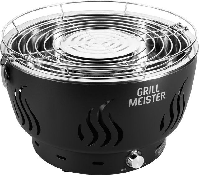 GRILLMEISTER Holzkohlegrill GAG 34 D1 mit Aktivbelüftung - Bild 1