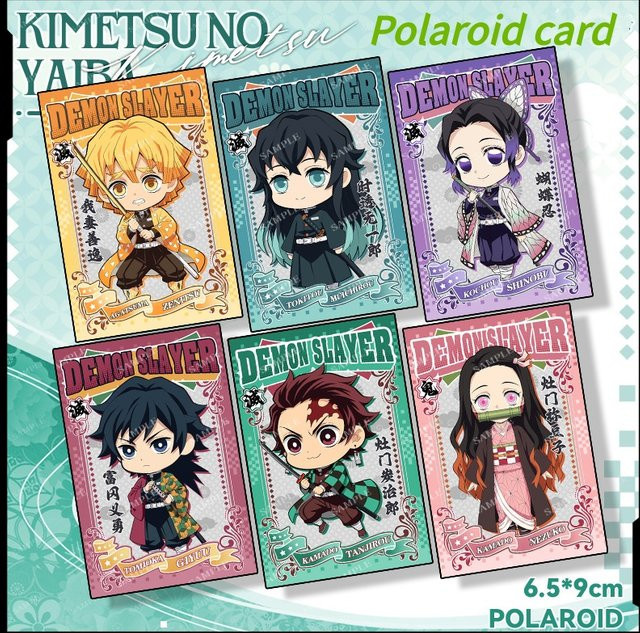 Bandai Demon Slayer Anime Tanjiro Polaroid Fotokarte, Zubehör - Bild 1