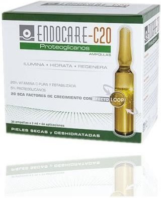 Endocare C20 Proteoglycane Serum, 30 Ampullen, Vitamin C, Proteoglycane - Bild 1