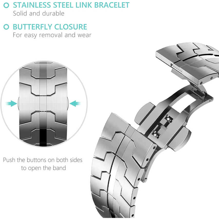 Uhrenarmband Iron Man, Edelstahl, Unisex - Bild 3