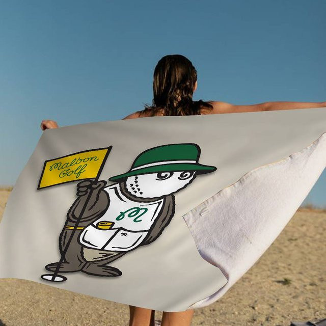 Malbon G-Golf Strandtuch für Mädchen, buntes Mikrofaser-Badetuch, sandfrei und schnelltrocknend, B/H: 30 x 60 cm - Bild 1