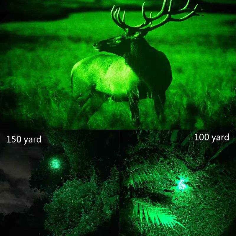 VASTFIRE Taktische LED-Taschenlampe mit Zoom und Fokus für die Nachtjagd - Bild 3