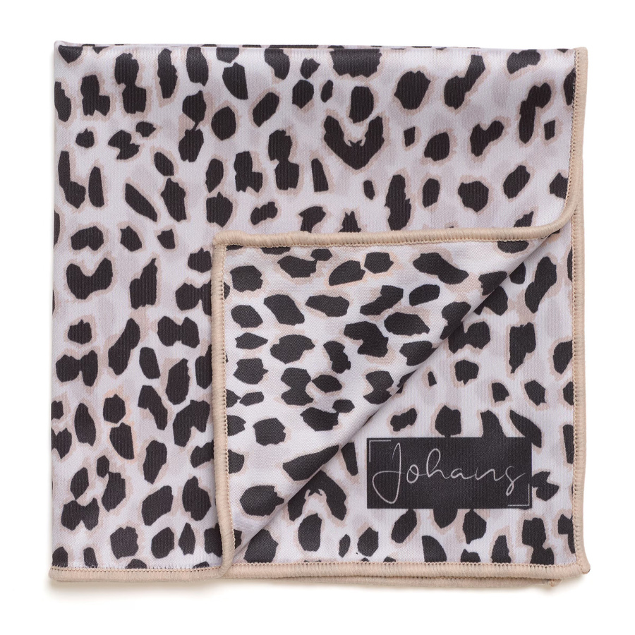Johans Brillenputztuch Leo in Grey, B/T: 30,0 x 30,0 cm - Bild 1