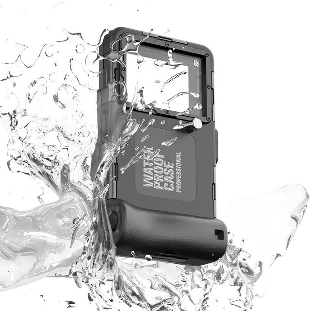 Shellbox Professionelle Wasserdichte Handyhülle IP68 Mehrfarbig für Unterwasser-Fotografie bis 15m Tiefe - Bild 1
