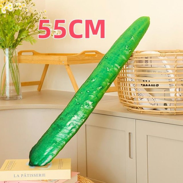 Yiran toy Gurken Plüschtier Puppe, Grün, Plüsch / Textil - Bild 1