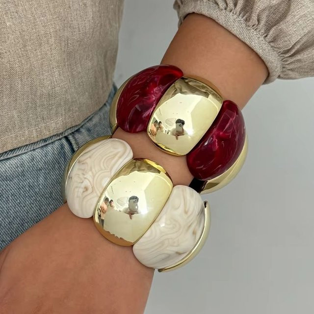 SHIXIN Armbänder Acryl, Bunt, Damen - Bild 1
