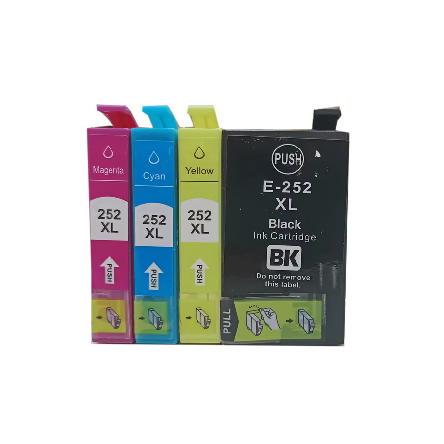 Kompatible Tintenpatrone für Epson 252XL 252 T2521 T2521XL Multicolor für WF-3620 WF-3640 WF-7610 WF-7620 WF-5190 Drucker - Bild 2