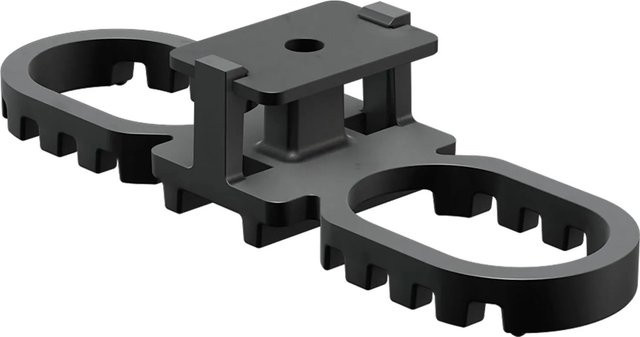Karle & Rubner Terraflex Pro N6 Terrassenlager für Dielen mit Nut 4,2-9,2 mm aus Kunststoff in Schwarz inklusive 120 Edelstahl-Schrauben 4,2x33 mm - Bild 1