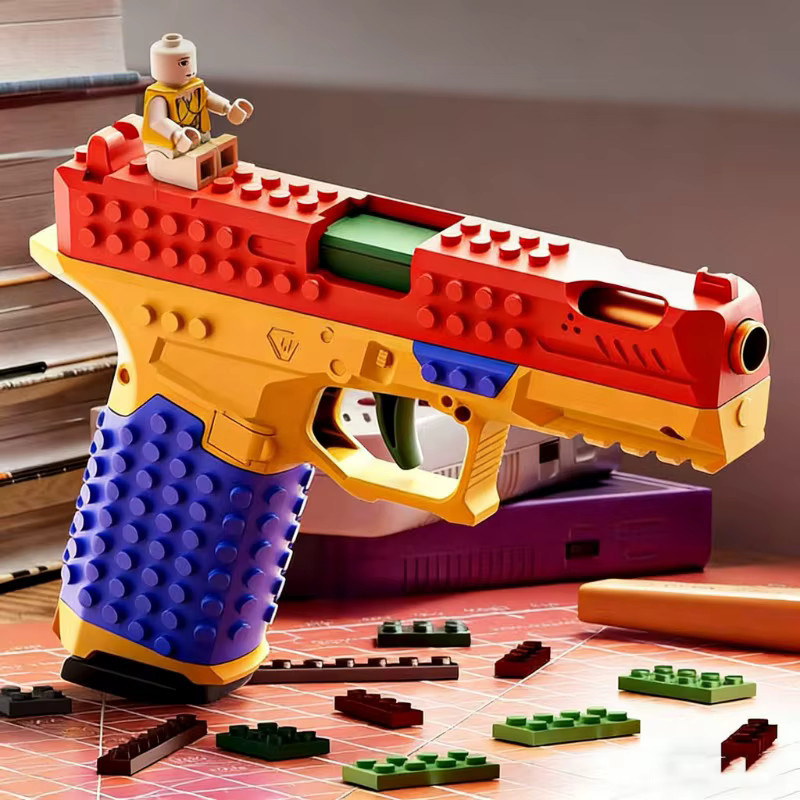 Hot Toys SIG17 Baustein-Spielzeugpistole, Automatisches Schießen, Softbullet-Pistole - Bild 4