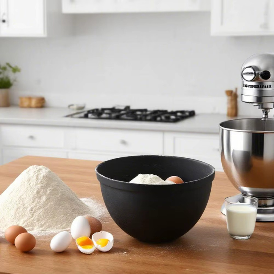 KitchenAid Silikon-Schüsseleinlagen für 5-Liter-Standmixer in Schwarz, rund - Bild 2