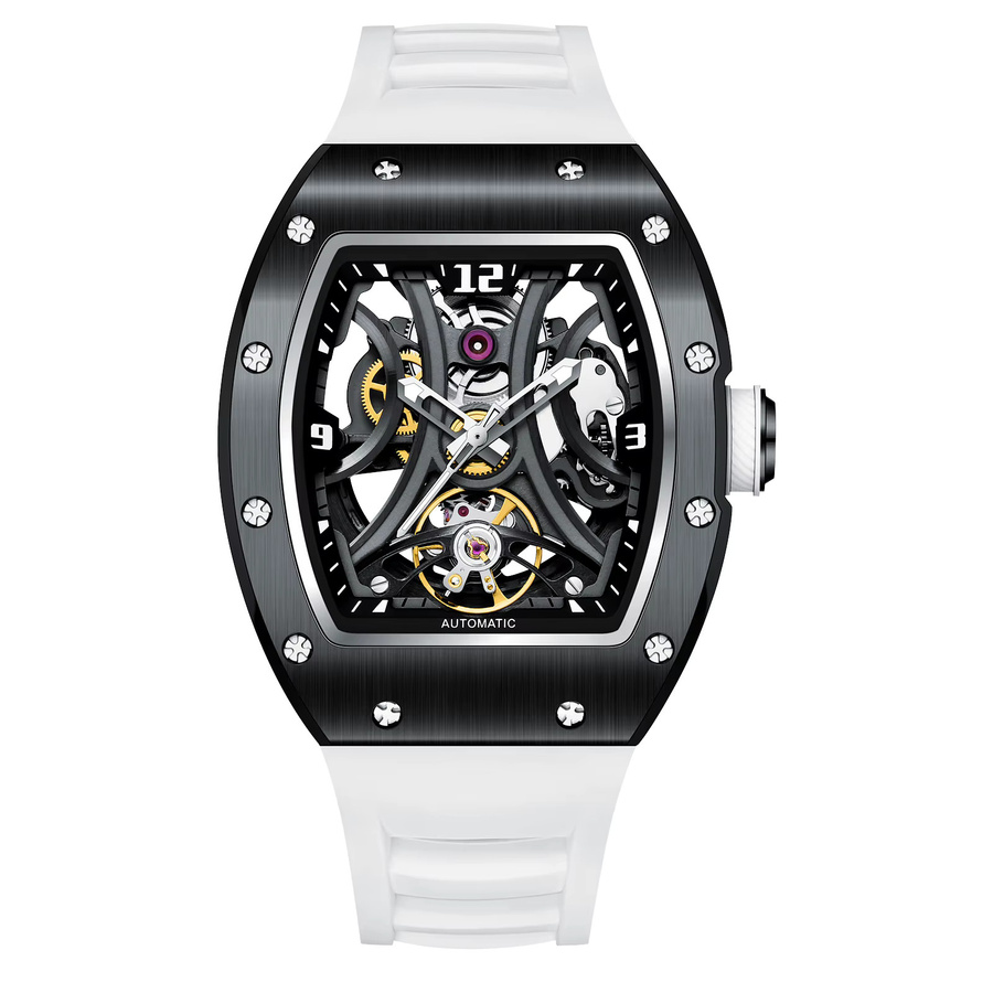 Daniel Gorman Armbanduhr Carbon Fiber, Automatik, Schwarz, Herren - Bild 2