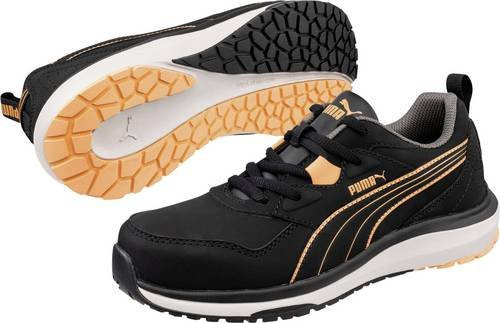 Puma Safety Sicherheitshalbschuh Stepper S3S in Schwarz und Pfirsich, Größe 37 - Bild 1