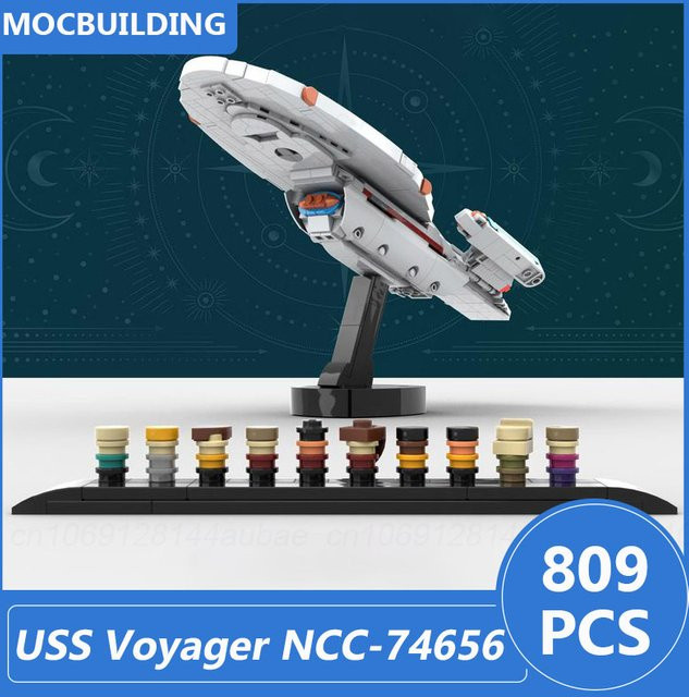 MOCBUILDING Star Trek USS Voyager NCC-74656 Bausteine Raum Set - Bild 1