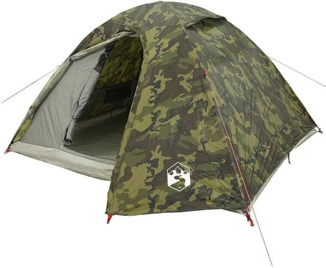vidaXL Kuppelzelt für 4 Personen in Camouflage, wasserdicht - Bild 1