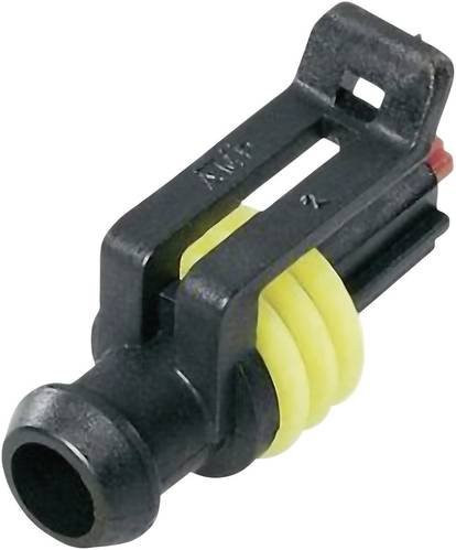 TE Connectivity AMP Superseal 1.5mm Series Buchsengehäuse Kabel Schwarz 282079-2 - Bild 1