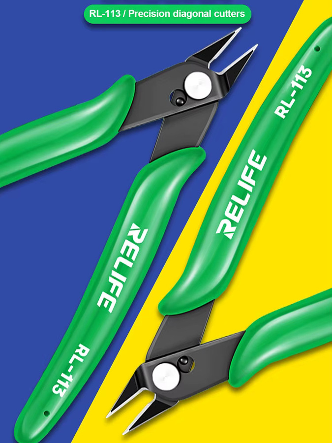 RELIFE RL-113 Präzisions-Diagonal-Seitenschneider für Kabel und Draht bei elektronischen Reparaturen - Bild 4