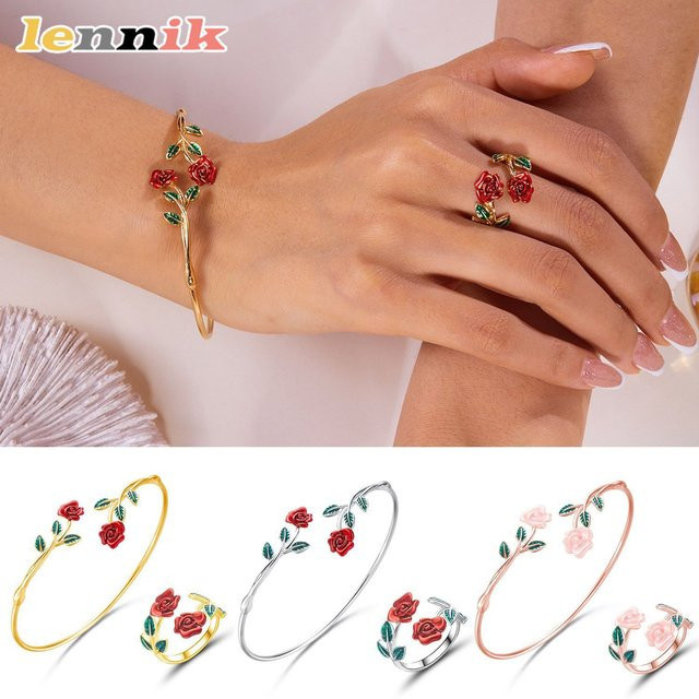 LENNIK Armband Ring Set, Legierung, Damen - Bild 1