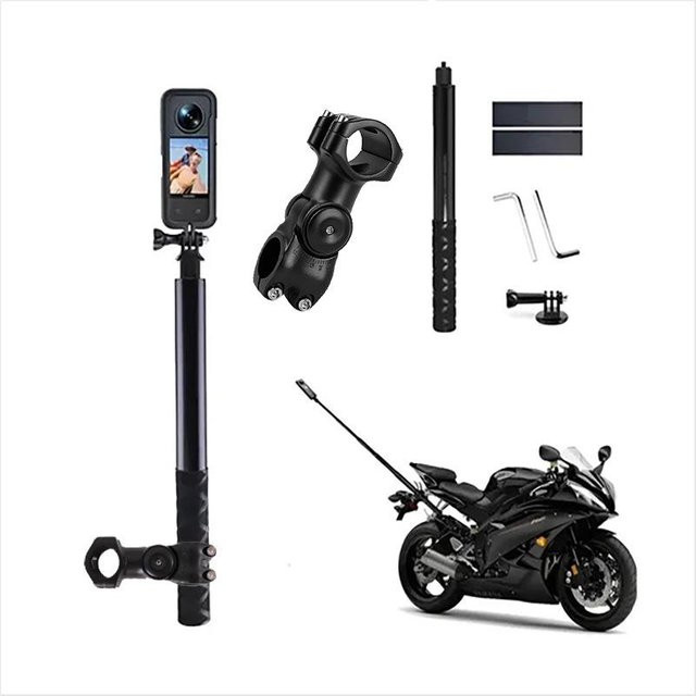 Chose One Action Kamera Lenkerhalterung für Fahrräder und Motorräder in Schwarz - Bild 1
