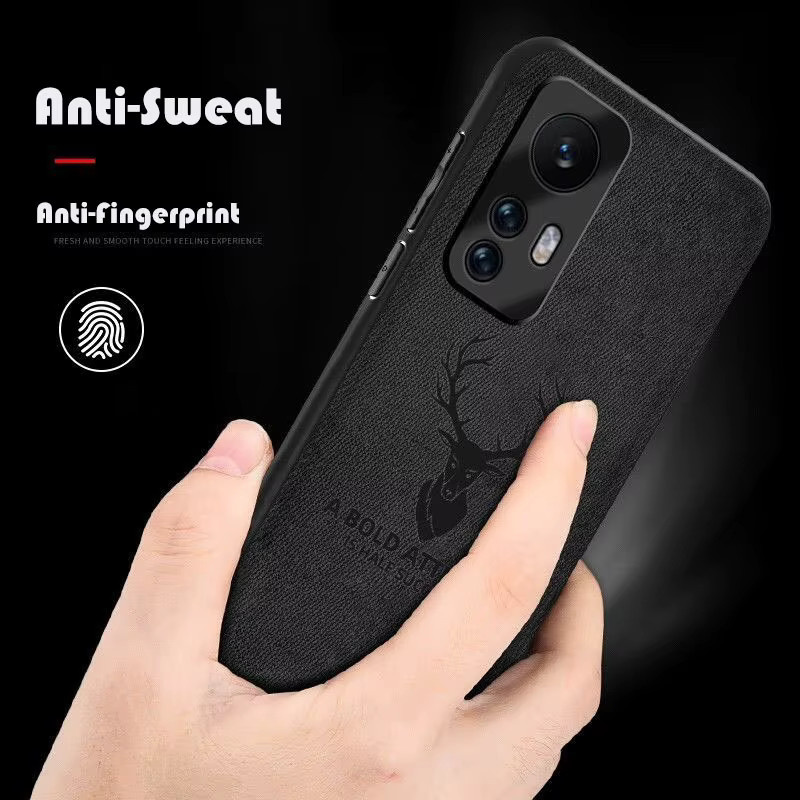 Xiaomi Handyhülle mit Deer-Muster in Schwarz für Mi 14 13 12 11 10 Pro und Lite Modelle - Bild 4