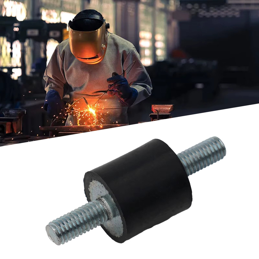 Anti-Vibrations-Gummidämpfer Set aus Metall und Kunststoff in Schwarz für Wasserpumpen, erhältlich in den Größen M3, M4, M5 und M6 - Bild 2