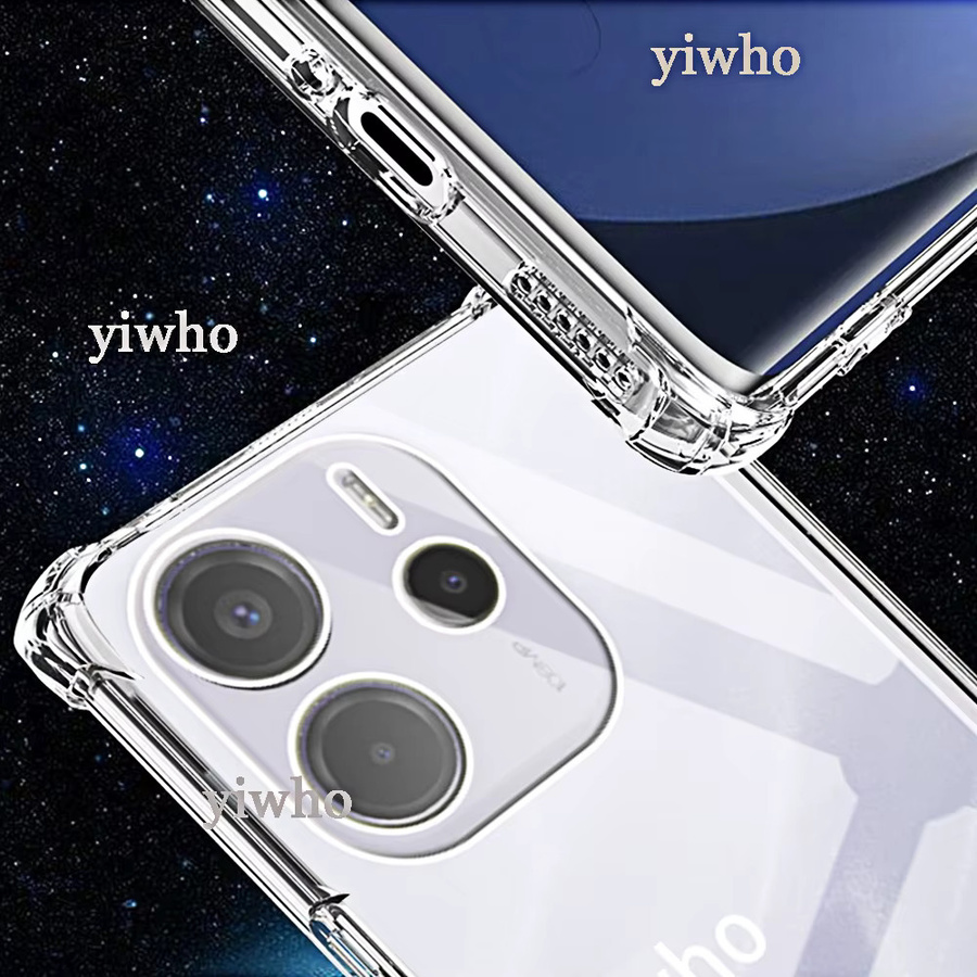 Xiaomi Transparente Handyhülle für Redmi Note 14 4G Clera Backcover Schutzhülle mit Kameraschutz - Bild 4
