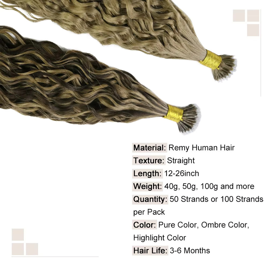 Addbeauty Human Fusion Haarverlängerung, Keratin, Echthaar, 50 Stück - Bild 5