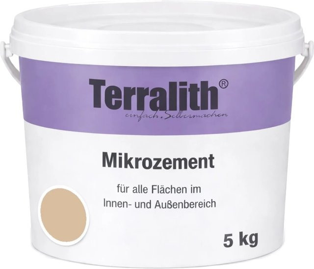 Terralith Mikrozement Fix & Fertig LFN0602 in Beige/Braun, Grob, 5 kg für 4,25 qm - Bild 1
