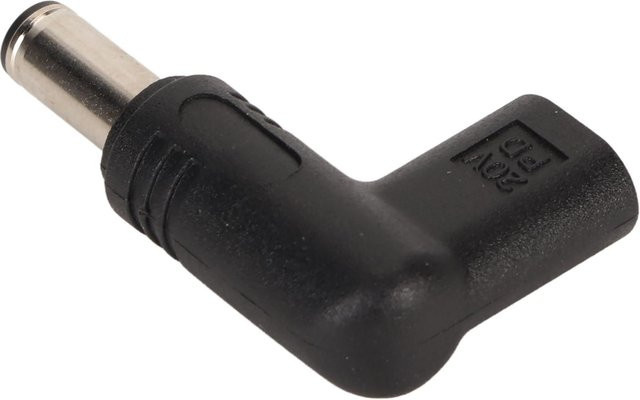 Igeteck USB Typ C auf DC Adapter 90 Grad abgewinkelt, 100 W PD Schnellladung, 6,0 x 3,7 mm, Schwarz - Bild 1